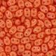 SuperDuo Beads 2.5x5mm Powdery - Orange